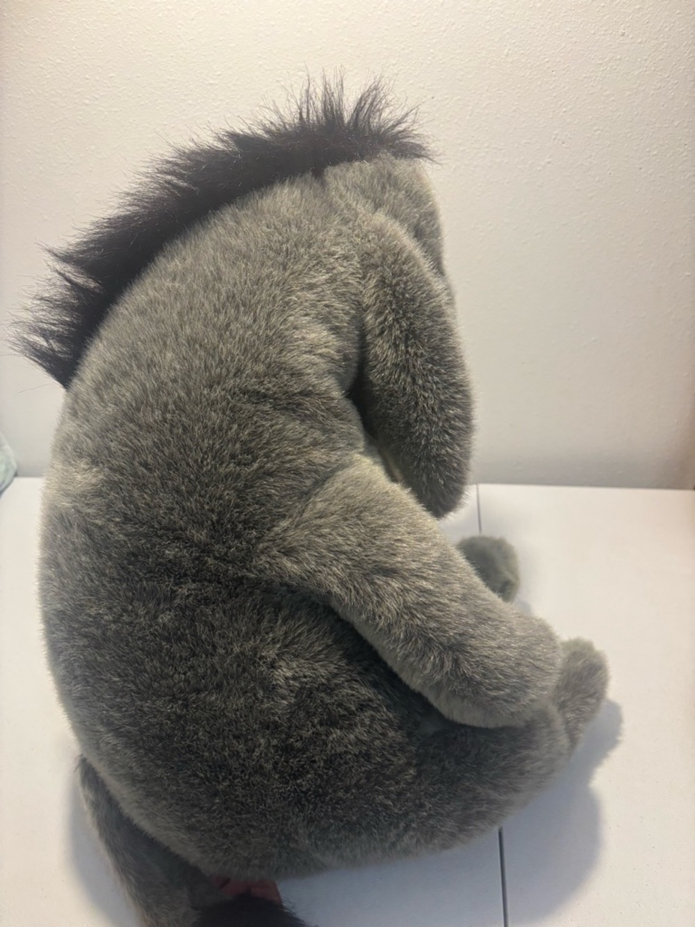 Disney Store Eeyore Plush 18" Winnie the Pooh Grey Detachable Tail - Picture 6 of 10